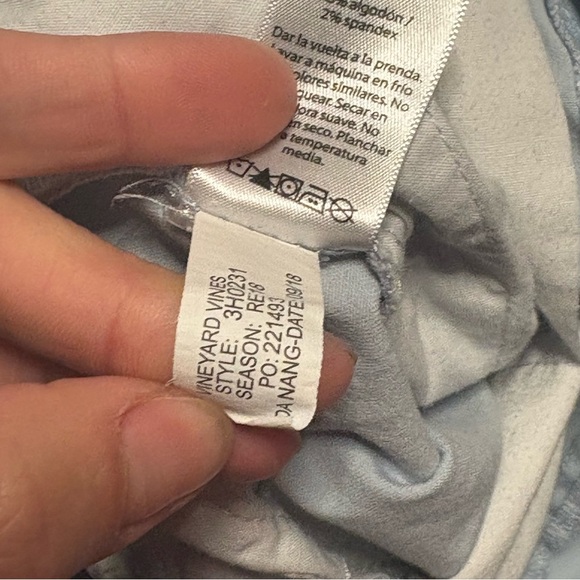 Vineyard Vines Boys size 14 Light Blue Flat Front Shorts - Picture 9 of 11